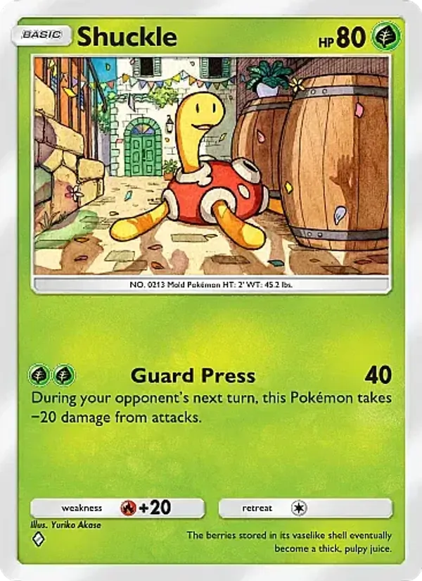 Shuckle - Fantastical Parade Pokemon Card