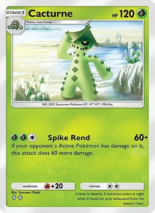 Cacturne - Fantastical Parade Pokemon Card