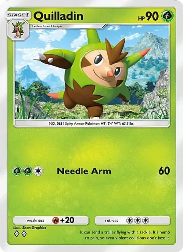 Quilladin - Fantastical Parade Pokemon Card