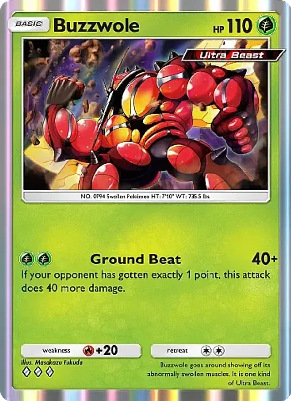 Buzzwole - Fantastical Parade Pokemon Card