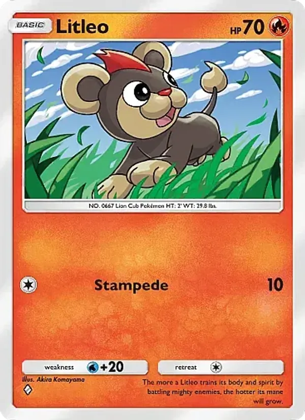 Litleo - Fantastical Parade Pokemon Card