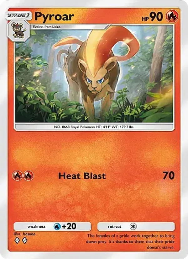 Pyroar - Fantastical Parade Pokemon Card