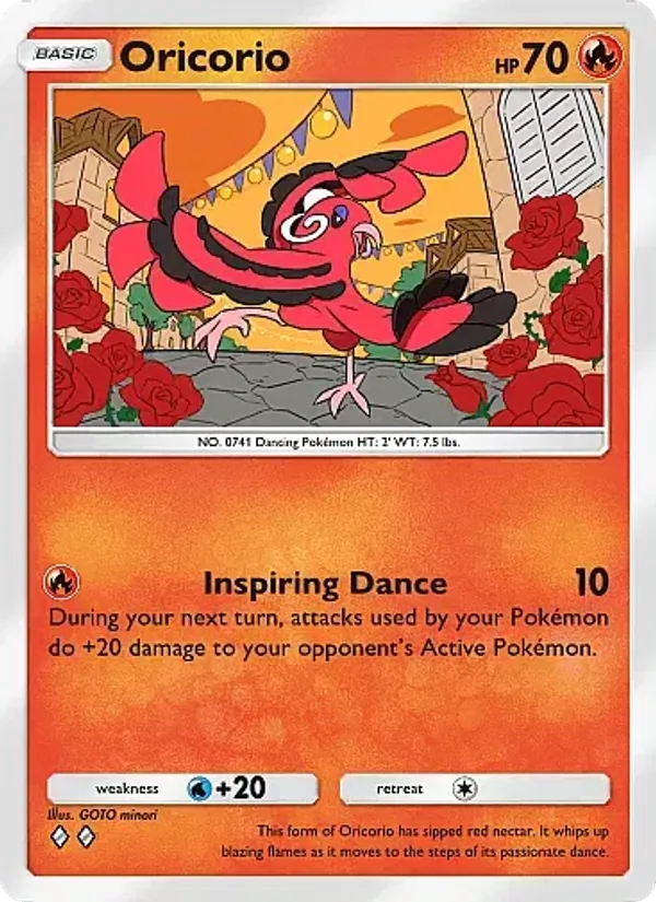 Oricorio - Fantastical Parade Pokemon Card