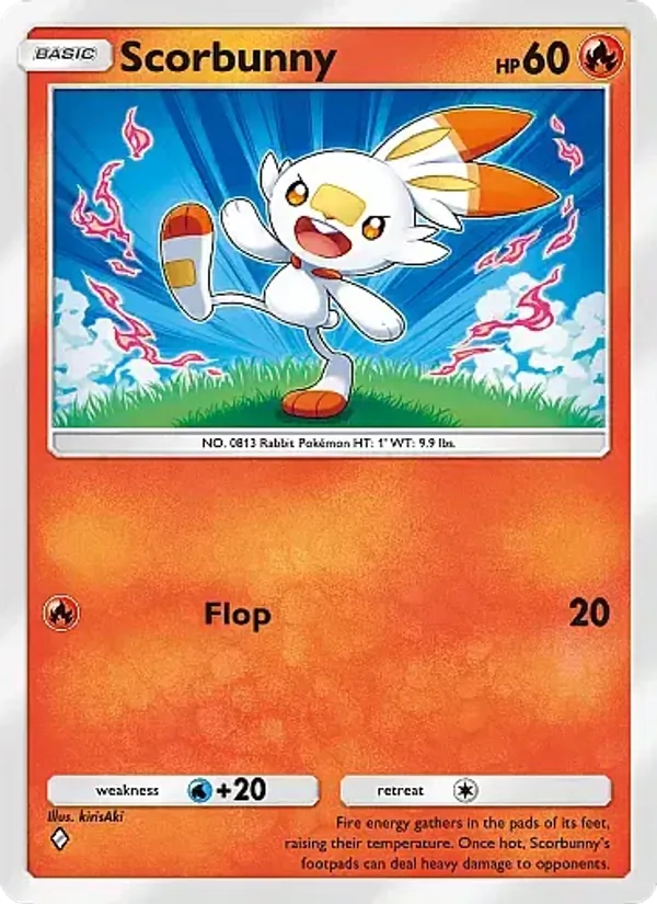 Scorbunny - Fantastical Parade Pokemon Card