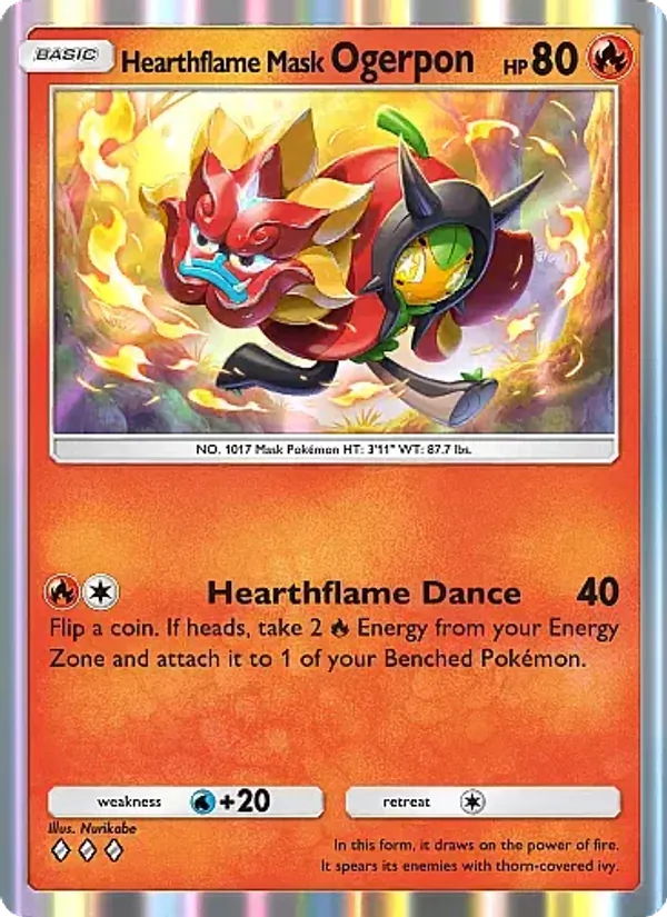 Hearthflame Mask Ogerpon - Fantastical Parade Pokemon Card