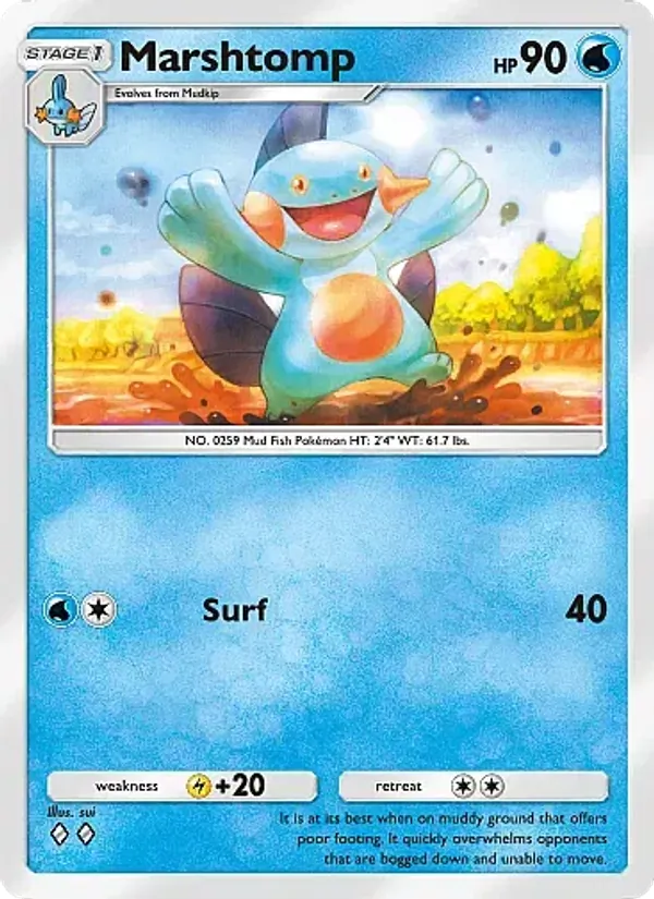 Marshtomp - Fantastical Parade Pokemon Card