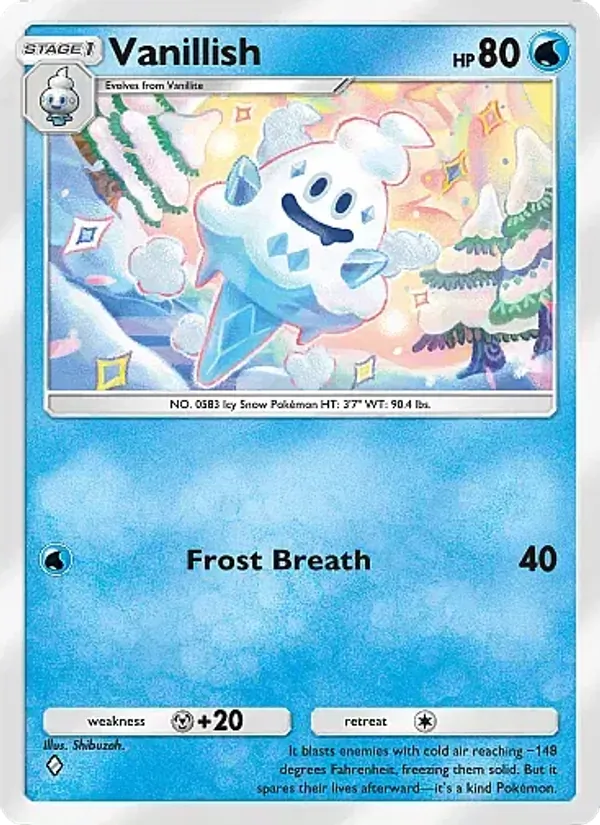 Vanillish - Fantastical Parade Pokemon Card