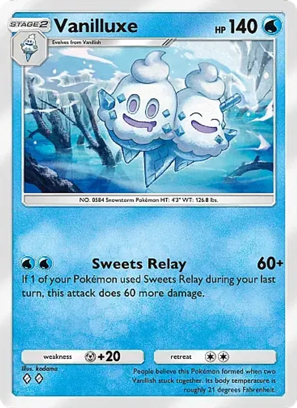 Vanilluxe - Fantastical Parade Pokemon Card