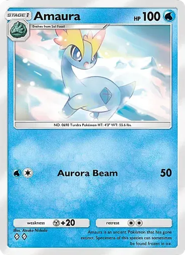 Amaura - Fantastical Parade Pokemon Card