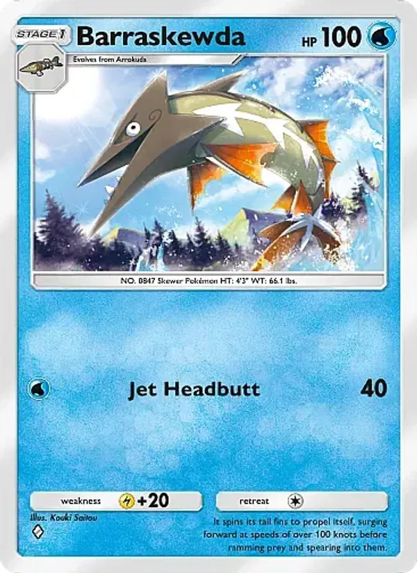 Barraskewda - Fantastical Parade Pokemon Card