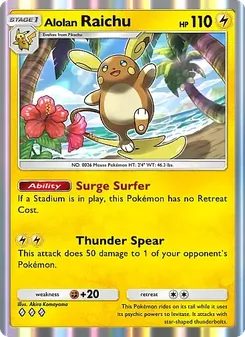 Alolan Raichu - Fantastical Parade