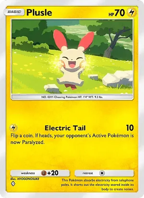 Plusle - Fantastical Parade Pokemon Card