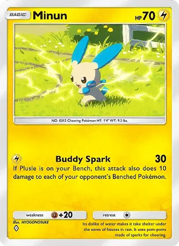 Minun - Fantastical Parade Pokemon Card