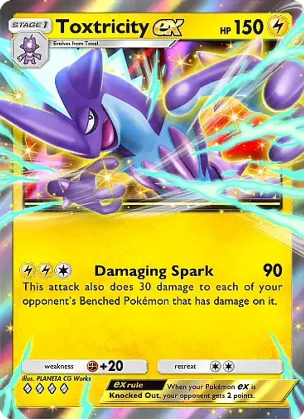 Toxtricity ex - Fantastical Parade Pokemon Card