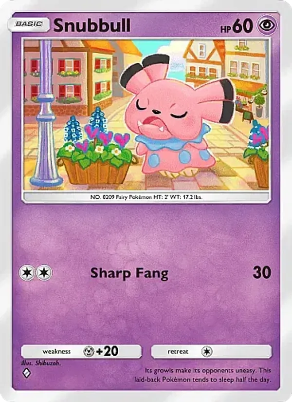 Snubbull - Fantastical Parade Pokemon Card