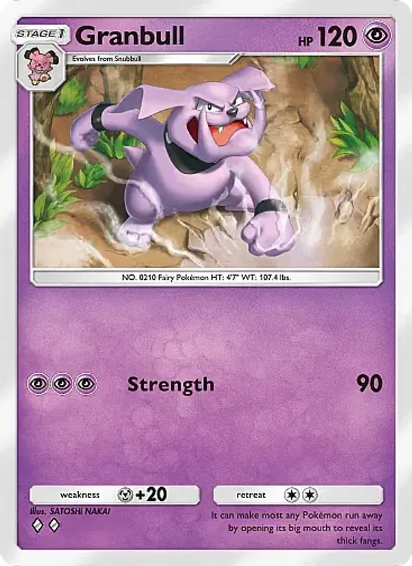 Granbull - Fantastical Parade Pokemon Card