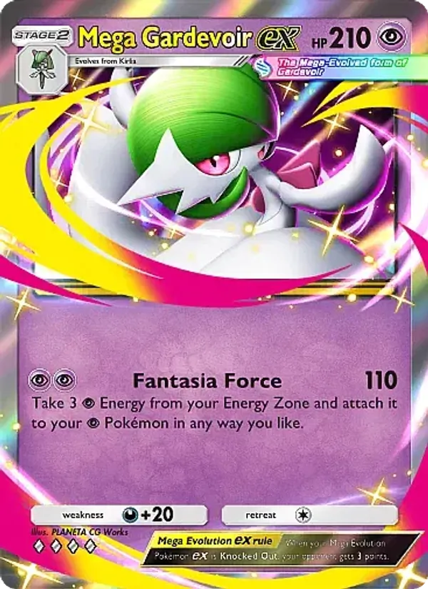 Mega Gardevoir ex - Fantastical Parade Pokemon Card