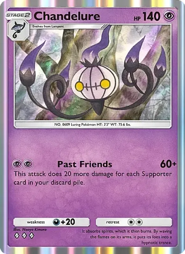 Chandelure - Fantastical Parade Pokemon Card