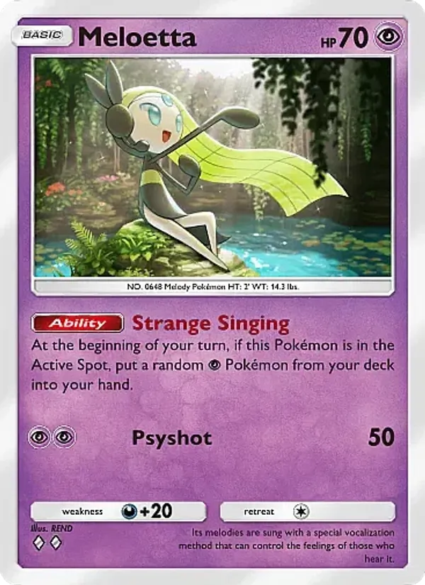 Meloetta - Fantastical Parade Pokemon Card