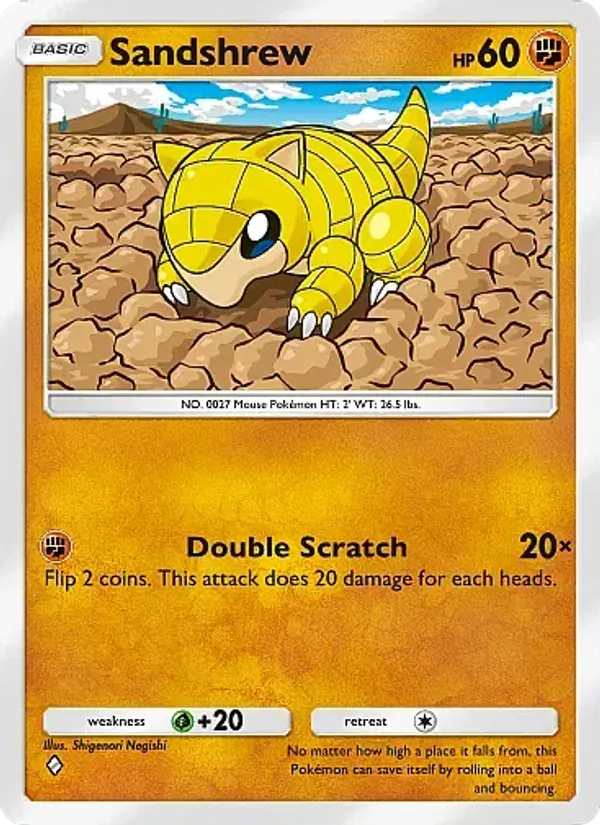 Sandshrew - Fantastical Parade Pokemon Card