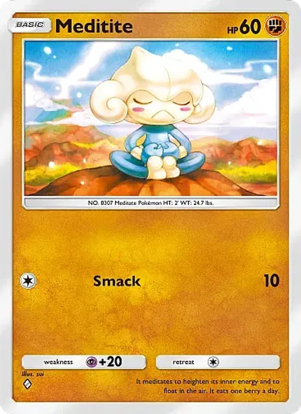 Meditite - Fantastical Parade Pokemon Card