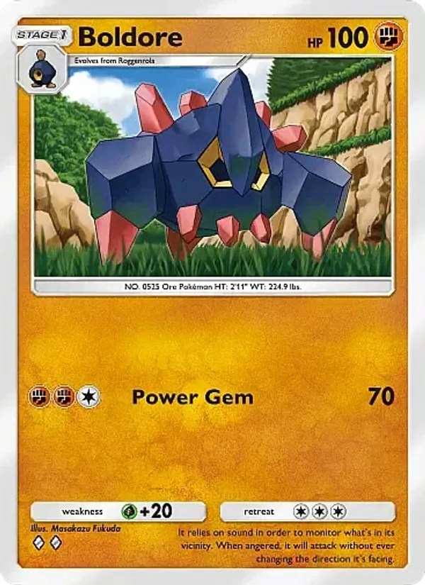Boldore - Fantastical Parade Pokemon Card