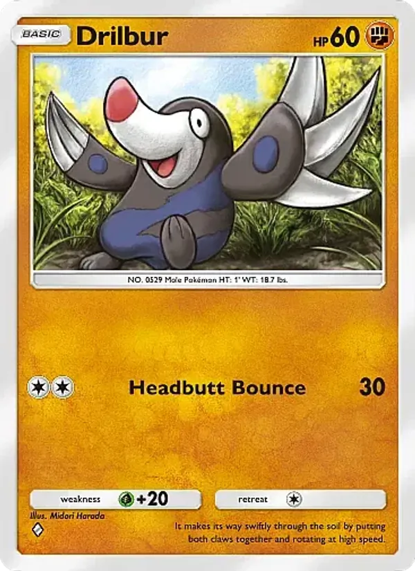 Drilbur - Fantastical Parade Pokemon Card