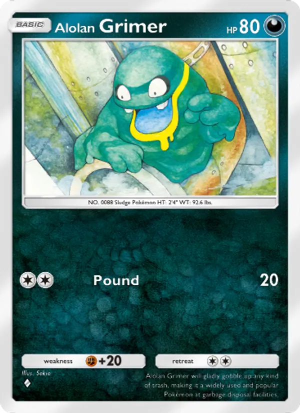 Alolan Grimer - Fantastical Parade Pokemon Card