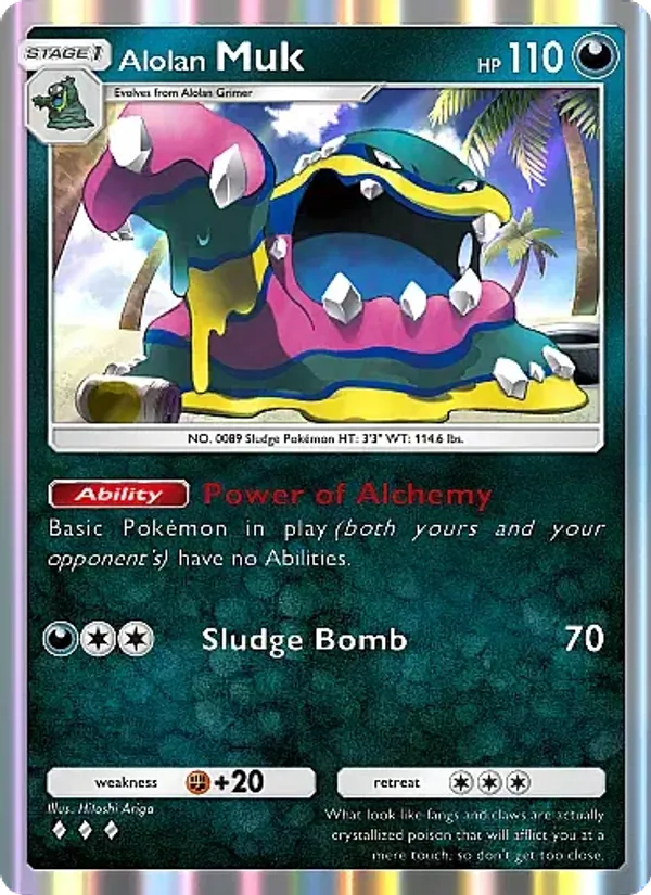 Alolan Muk - Fantastical Parade Pokemon Card