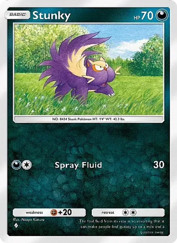 Stunky - Fantastical Parade Pokemon Card