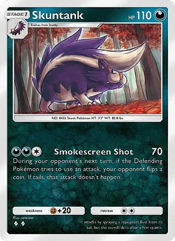 Skuntank - Fantastical Parade Pokemon Card