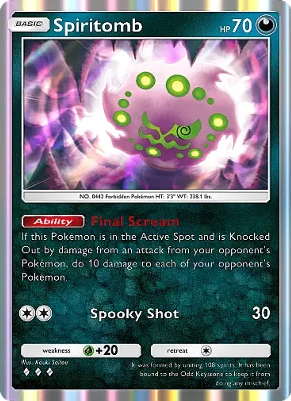 Spiritomb - Fantastical Parade Pokemon Card