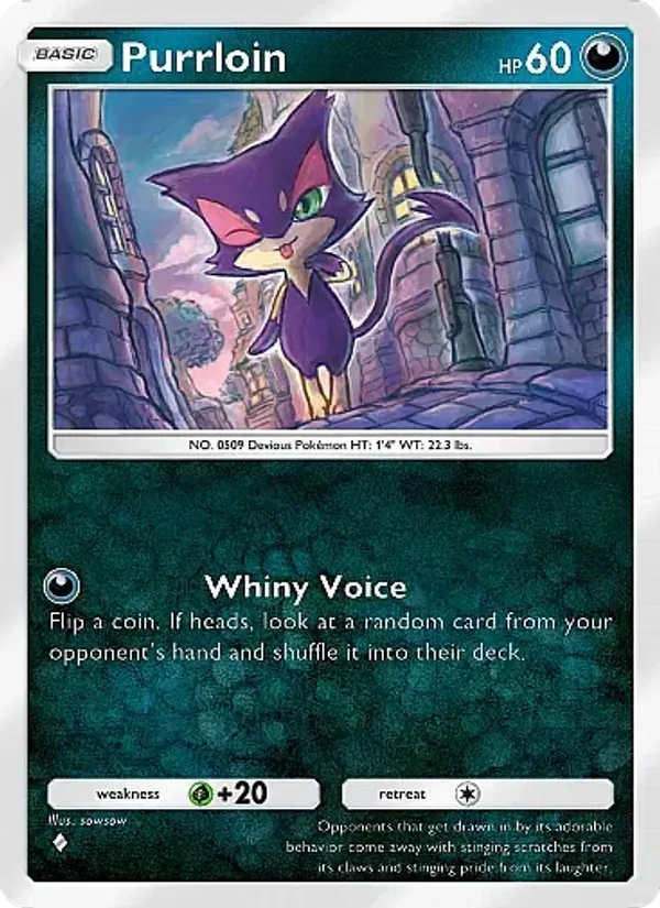 Purrloin - Fantastical Parade Pokemon Card