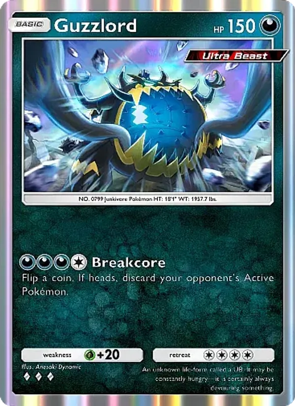 Guzzlord - Fantastical Parade Pokemon Card