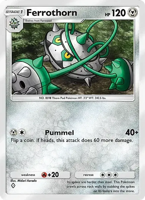 Ferrothorn - Fantastical Parade Pokemon Card