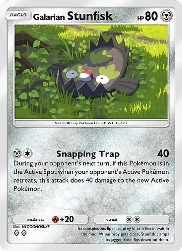 Galarian Stunfisk - Fantastical Parade Pokemon Card