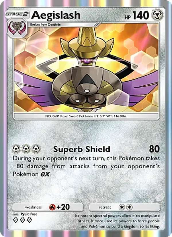 Aegislash - Fantastical Parade Pokemon Card