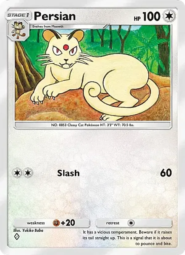Persian - Fantastical Parade Pokemon Card