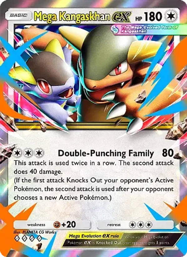 Mega Kangaskhan ex - Fantastical Parade Pokemon Card