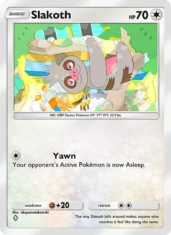 Slakoth - Fantastical Parade Pokemon Card