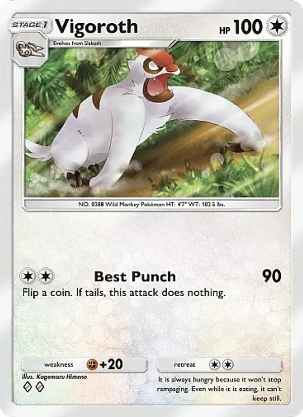 Vigoroth - Fantastical Parade Pokemon Card