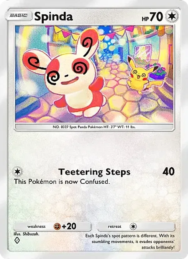 Spinda - Fantastical Parade Pokemon Card