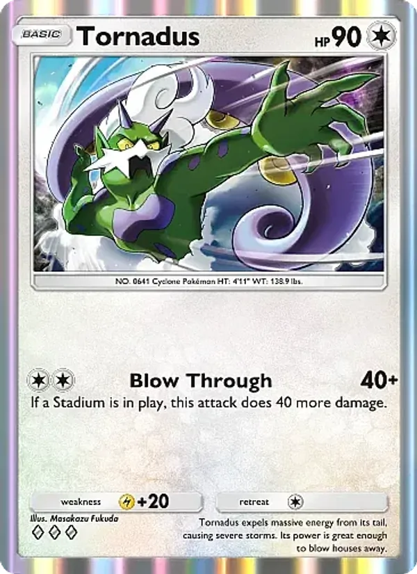 Tornadus - Fantastical Parade Pokemon Card
