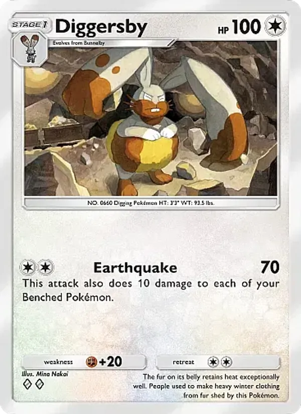 Diggersby - Fantastical Parade Pokemon Card