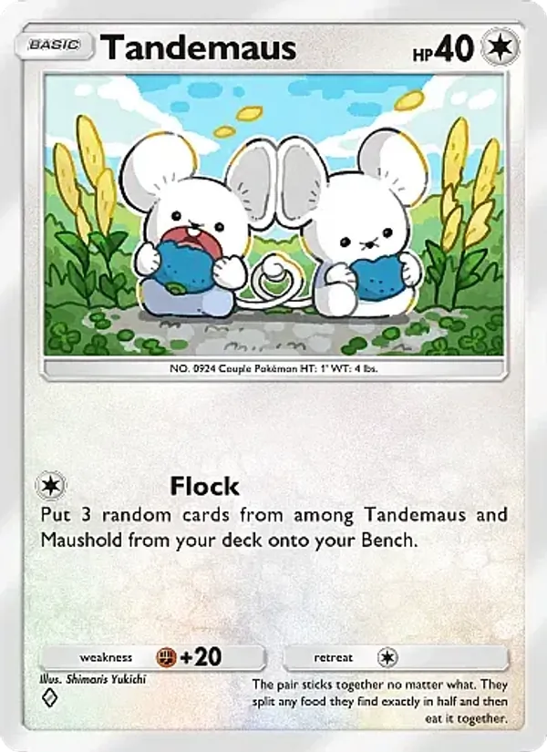 Tandemaus - Fantastical Parade Pokemon Card