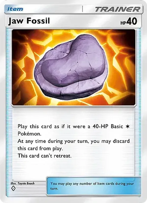 Jaw Fossil - Fantastical Parade Pokemon Card