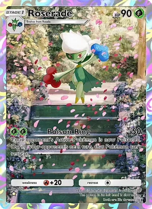 Roserade - Fantastical Parade Pokemon Card