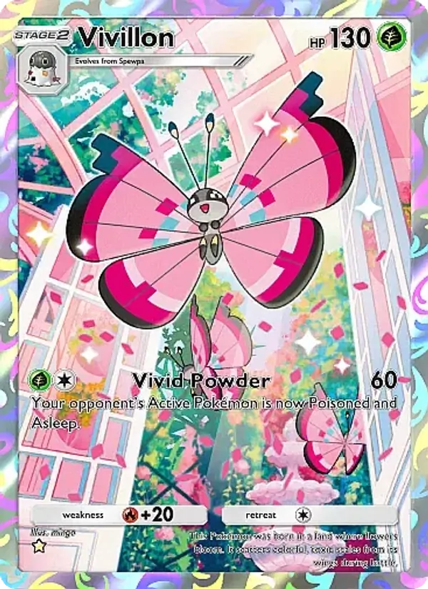Vivillon - Fantastical Parade Pokemon Card