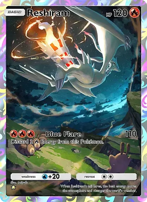 Reshiram - Fantastical Parade Pokemon Card
