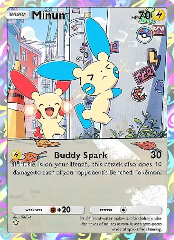 Minun - Fantastical Parade Pokemon Card